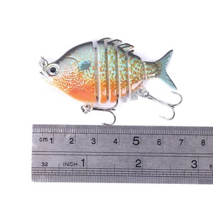 Mini <span class=keywords><strong>leurre</strong></span> de pêche <span class=keywords><strong>articulé</strong></span> multi-segments en ABS dur, 6,35 cm et 7,9 cm, pour la pêche en eau douce - Product Image 4