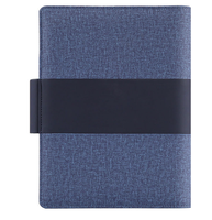 Werbe Power Bank Planer Notebook 8000mAh Solar & Schnell ladung 10W Ausgang Geschenk box Business Custom ized Notebooks