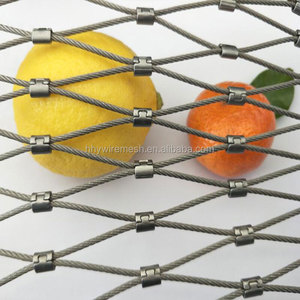 Nhà máy trực tiếp thép không gỉ dệt dây dây lưới Net chim chuồng vườn thú bao vây dốc bảo vệ cáp web Cáp dây lưới - Product Image 5