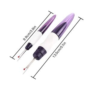 Hoogwaardige Steken Verwijderde Tool Plastic Handvat <span class=keywords><strong>Kit</strong></span> Kiezen Paars Naaien <span class=keywords><strong>Ripper</strong></span> - Product Image 2