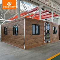 Villa capsule modulaire préfabriquée pliable portable 1234, une ou deux chambres, cabine mobile extérieure, serre, maison conteneur extensible