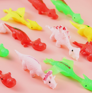 Juguete de tirachinas de dedo, Juguete de dinosaurio de pared pegajoso para aliviar el estrés, para el desarrollo de habilidades creativas y diversión, Crazy Turkey - Product Image 4