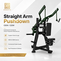 Machine de presse triceps à charge libre Zhaoyu pour usage commercial, équipement d'entraînement indépendant pour la force des bras, fabricant OEM ODM
