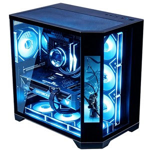 Caja de computadora SAMA PC de vidrio templado ATX CPU Gaming Gabinete de PC de escritorio Chasis de computadora con pantalla - Product Image 6