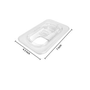 ถาดโพลีคาร์บอเนต Goodman GN พร้อมฝาแบบมีรอยบาก โปร่งใสสูง ปลอดสารพิษ สำหรับใส่อาหาร ไอศกรีม โรงแรม ร้านอาหาร - Product Image 2