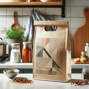 Customized Printed Laminated Aluminum Foil Flat Mylar <b>Packaging</b> 3 Side Sealed Pouch Plastic Spice Food <b>Packaging</b> <b>Bags</b> - Product Image 3