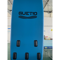 Planche à pagaie gonflable (SUP) multi-personnes de qualité supérieure de 16 pieds avec siège - Marque GUETIO - Certifiée CE - Garantie de 3 ans