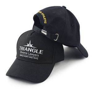 Custom Logo Designer 6 Panel Hat Black Baseball <b>Cap</b> Fitted Unisex <b>Cap</b> for <b>Men</b> - Product Image 3