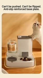 Hiện Đại Phong Cách Sang Trọng Tự Động Vật Nuôi Mèo Trung Chuyển Nước Dispenser Nhựa Chai Nước Con Chó Thực Phẩm Bát Tự Động Mèo Nguồn Cung Cấp Bát - Product Image 6
