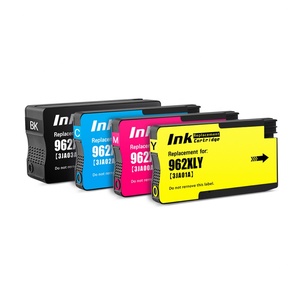 Cartouches d'encre compatibles remanufacturées Supercolor 962 966XL pour imprimantes Hp 9010 9012 9014 9016 9019 9020 9023 9029 - Product Image 1