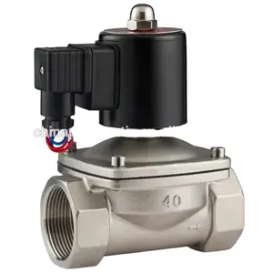2 way 2S/US 220v INOX.304 stainless steel normal close direct acting guide type invensys 3 inch water solenoid valve