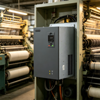 Variateur de fréquence haute efficacité 132KW 176HP VFD pour pompe, machine-outil, contrôleur de vitesse industriel à large plage de tension