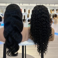 Perruques en mélange de cheveux naturels, prix de gros abordables, perruques frontales en dentelle de cheveux humains vierges 13x4 13x6, perruques frontales complètes en dentelle en gros