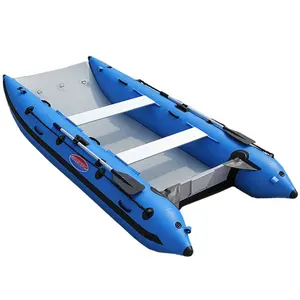 inflatable new catamaran boat air mat floor high quantity boat