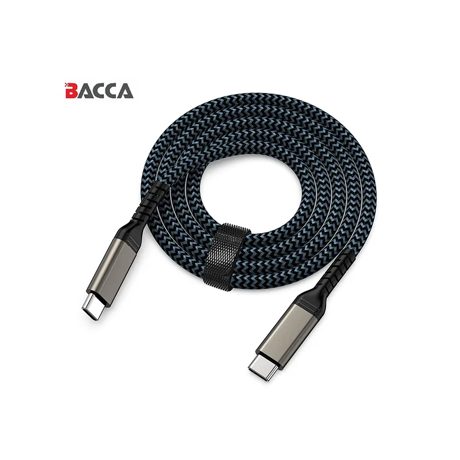 0.3m/0.5m/1m/2m/3m USB3.2 3.0 60W Type-C to C Fast Charge Metal Aluminum alloy USB Cable 10Gbps Tinned Copper black blue New
