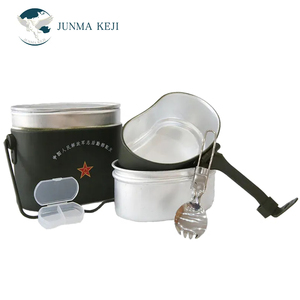 Kit <span class=keywords><strong>de</strong></span> cuisine tactique en aluminium 1,5 L, kit <span class=keywords><strong>de</strong></span> camping, gourde <span class=keywords><strong>de</strong></span> combat, pot pour le camping, la randonnée, la survie en milieu sauvage - Product Image 4