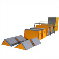 Bettaplay Professional Parkour ARC Box Équipement de jeu d'intérieur pour enfants avec cadre en bois Aire de jeux intérieure