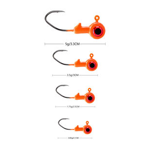 Jigs <span class=keywords><strong>de</strong></span> pesca listos para enviar: cabezas <span class=keywords><strong>de</strong></span> jig para crappie <span class=keywords><strong>de</strong></span> 1.75g y 3.5g para pesca en agua dulce/fondo, y jigs con cuchilla giratoria para lubina para pesca en barco en <span class=keywords><strong>el</strong></span> océano. - Product Image 2