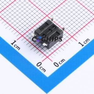 K2-1102SP-C4SC-04 Tactile Switch SMD-4P,6x6mm Switch Single Pole Single Throw Round Button 2.5N Vertical Mount - Product Image 2