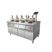 SEMIKRON Cuiseur à riz professionnel en acier inoxydable de qualité 304, alimenté au gaz, 3000-5000W, équipement intelligent automatique