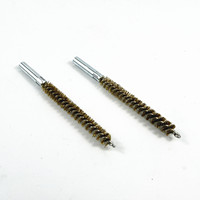 Brosse industrielle en fil torsadé en laiton pour le débavurage et l'élimination de la rouille des tuyaux OEM ODM