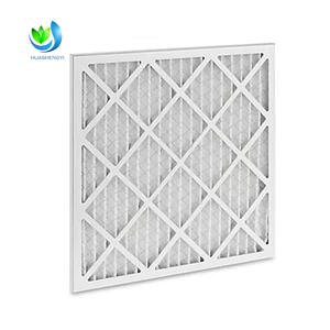 Yüksek kaliteli MERV 11 AC fırın HVAC hava filtresi 20x20x1 inç karton çerçeve pilili HEPA inşaat ile - Product Image 4