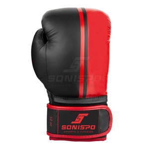 ถุงมือชกมวยหนัง SONISPO 12 ออนซ์ ปิดด้วยเวลโคร สายรัดข้อมือปรับได้ สำหรับผู้ใหญ่ ฝึกซ้อมและศิลปะการต่อสู้ - Product Image 2