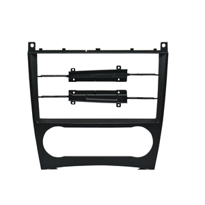Moldura de Rádio Automotivo 2 Din de 9 Polegadas para Mercedes Benz Classe C W203 Classe GLK C209 CLC 2005-2009 Kit de Acabamento Painel de Som Automotivo - Product Image 2