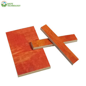 Panneau stratifié en résine phénolique pour coffrage de construction, finition miroir, panneau rouge, panneau en bois de saule imperméable, tableau noir - Product Image 3