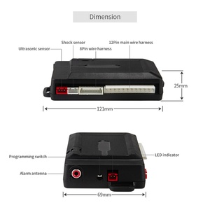 Système d'alarme de voiture bidirectionnel EASYGUARD EC203 avec affichage LCD et capteur ultrasonique d'avertissement de vibration - Product Image 1
