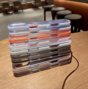 Funda Magnética Transparente Degradada de Lujo y Alta Calidad para iPhone 17 Air, Diseño Naranja para iPhone 17 Pro Max - Product Image 6