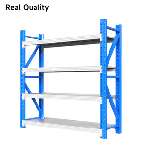 Sistema de Estanterías de Almacenamiento de Metal de Acero para Almacén, Estanterías Industriales Ajustables Sin Pernos para Trabajo Pesado - Product Image 1