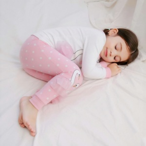 Conjunto <span class=keywords><strong>de</strong></span> Pijama Casual para Niñas, Diseño <span class=keywords><strong>de</strong></span> <span class=keywords><strong>Cisne</strong></span>, Alas <span class=keywords><strong>de</strong></span> Organza 3D, Suave, Elástico, Manga Larga, Transpirable, Ropa <span class=keywords><strong>de</strong></span> Dormir Rosa, Regalo <span class=keywords><strong>de</strong></span> <span class=keywords><strong>Princesa</strong></span> <span class=keywords><strong>de</strong></span> Ballet - Product Image 3