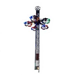 Newly Designed Interstellar UFO <b>Tower</b> Swing Amusement Ride Adventure Park Equipment for Public Use Steel Construction 52m Height - Product Image 1