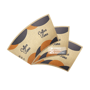 300gsm Nâu cốc giấy nguyên liệu chết cắt PE tráng Kraft cốc giấy fan hâm mộ cho cốc dùng một lần Bát khay - Product Image 3