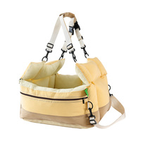 Siège rehausseur de voiture premium pour chien, lit de voyage sécurisé, conception universelle à fixation rapide, coussin de transport pour animaux de compagnie, vente en gros