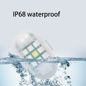 RGB Không Dây <span class=keywords><strong>Mini</strong></span> Máy Bay Nhấp Nháy Ánh Sáng 7 Màu USB Tự Động Xe Hơi Xe Đạp Xe Máy Phía Sau Đuôi Drone LED Cảnh Báo Đèn Flash - Product Image 5