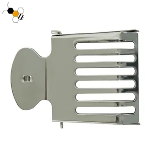 Stainless Steel Queen Cage with Catcher Cage Beekeeper Catching Apiculture Beekeepers Tool Equipment