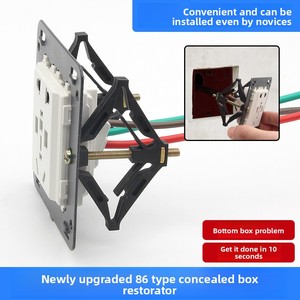 Loại 86 Hình Kim Cương chuyển đổi ổ cắm cơ sở Hộp sửa chữa Kit dropshipping hộp dây hỗ trợ thanh phân phối điện thiết bị - Product Image 6