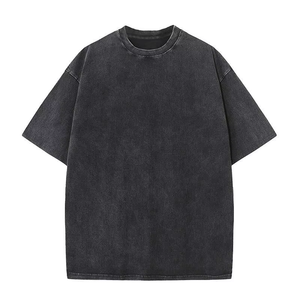 Camisetas de Algodón 100% Tejidas, Ecológicas, de Gran Tamaño, Cómodas, a la Moda, con Diseño de Logotipo Personalizado Disponible, Venta al Por Mayor - Product Image 2