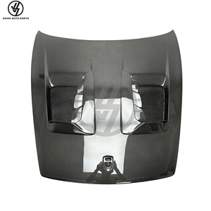 Capot en fibre de carbone sèche style GT3 RS pour Carrera S 992 911 2018-2024, noir brillant, tissage sergé, neuf, reproduction fidèle 1:1 - Product Image 1