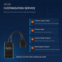 ReliPro MINI-TBOX, Caja Telemática OBD, Rastreador GPS, Registrador de Datos de Vehículos CAN Bus, Actualización OTA, Monitor de Batería EV, Gestión de Flotas