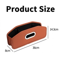 Nouvelle boîte à mouchoirs universelle pour voiture, boîte de rangement multifonctionnelle pour accoudoir de voiture, boîte de rangement pour voiture