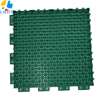 Dalles de sol modulaires polyvalentes en PP pour terrains de sport, système de revêtement de sol emboîtable pour intérieur et extérieur