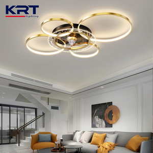 Ventilador de techo con Control remoto, <span class=keywords><strong>2022</strong></span>, atenuación continua, luz cerrada con hoja Invisible integrada - Product Image 2