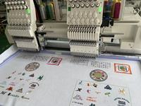 FEIYA Nouvelle machine à broder plate informatisée à 2 têtes et 12 aiguilles, haute précision, avec cadre élargi, pour usage domestique, moteur et roulement inclus