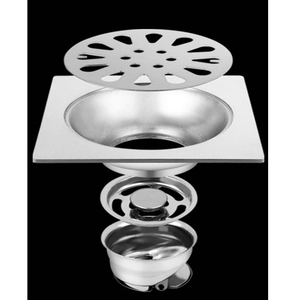 Desagüe de fregadero de piso de ducha de acero inoxidable 304 a prueba de olores de uso único y <span class=keywords><strong>doble</strong></span> de diseño moderno para hoteles - Product Image 2
