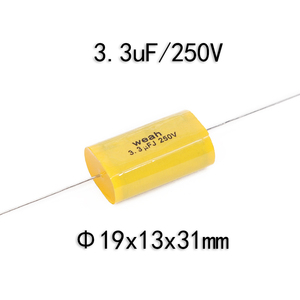 Condensatori a Film Metallizzato Assiali Non Polari 3.3uF 2.2uF 1uF <span class=keywords><strong>250V</strong></span> per Altoparlanti, Audiofili, Hifi, Crossover - Product Image 2