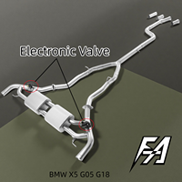 Pour BMW X5 G05 3.0T nouveau système d'échappement Cat Back haute Performance tuyau d'échappement mi-queue en acier inoxydable
