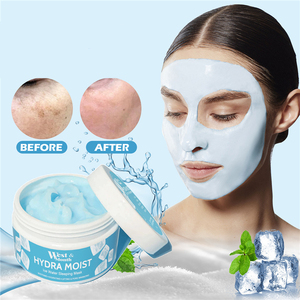 Masque de nuit hydratant et apaisant à l'aloe vera et à la vitamine E West Month 100g, pour minimiser les pores, réparer les taches brunes et raffermir la peau. - Product Image 1